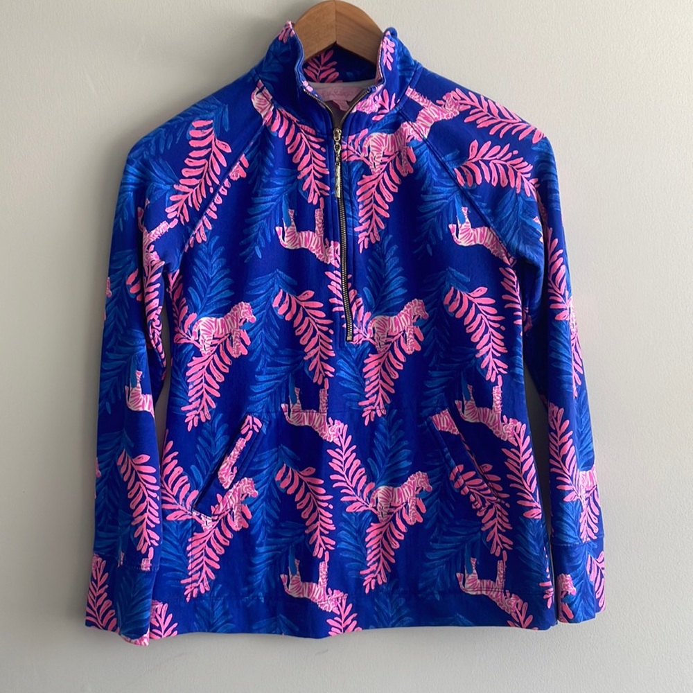 Lilly Pulitzer Half zip Popover
